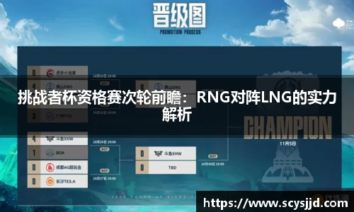 挑战者杯资格赛次轮前瞻：RNG对阵LNG的实力解析